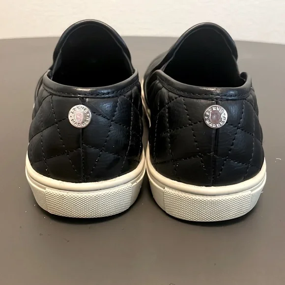 Steve Madden Ecemtrcq Black Slip On Sneakers - Size 10 - Picture 6 of 8
